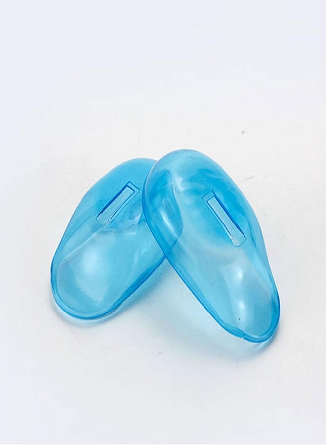 Zetiling 2pcs Ear Covers for Hair Dye, Plastic Ear Covers, Reusable, Blue, Unisex Adult, Sound Isolation, Earmuffs - Image 3